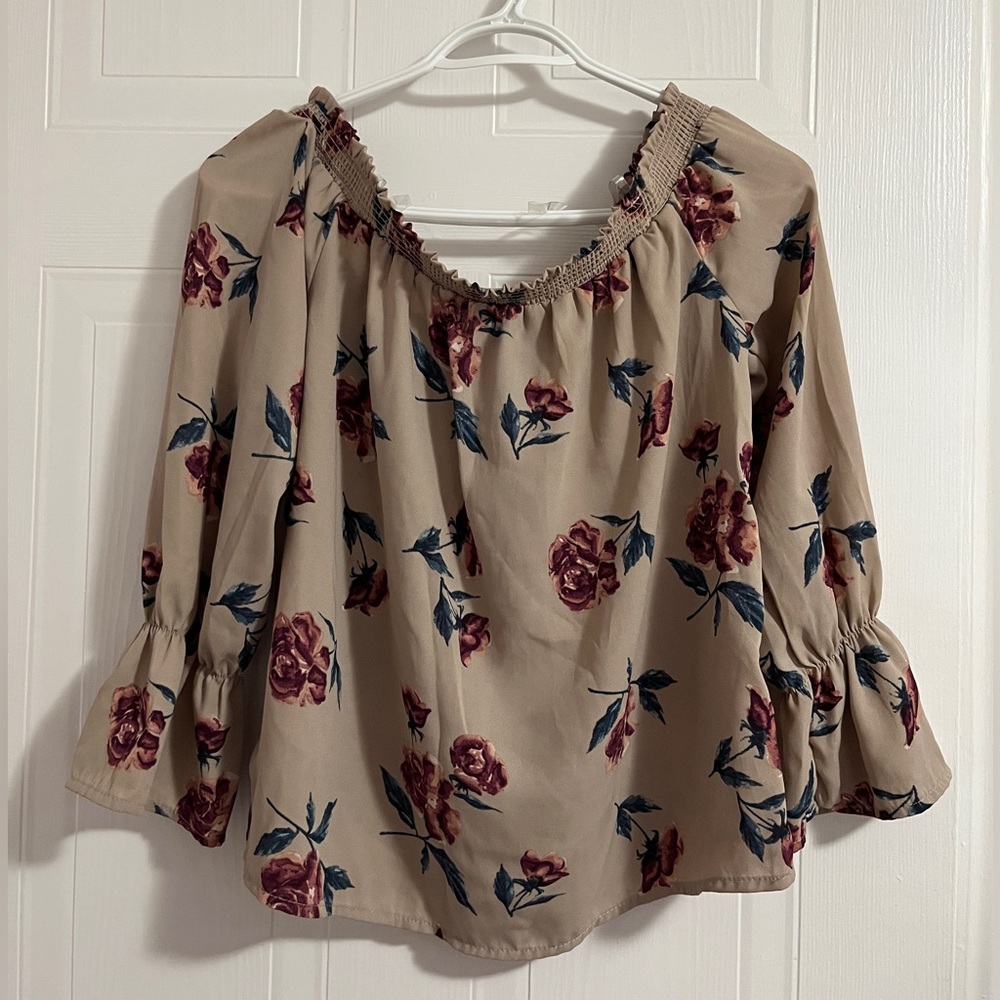 Off the shoulder blouse